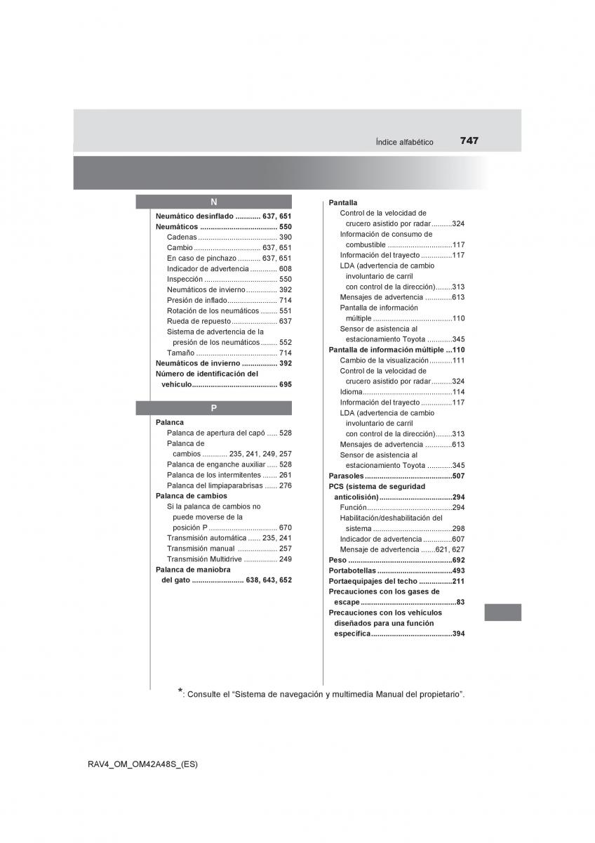 Toyota RAV4 IV 4 manual del propietario / page 747