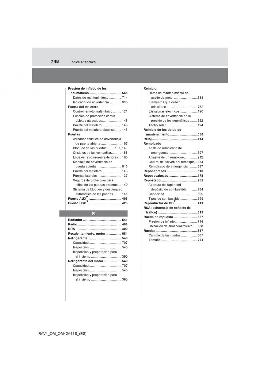 Toyota RAV4 IV 4 manual del propietario / page 748