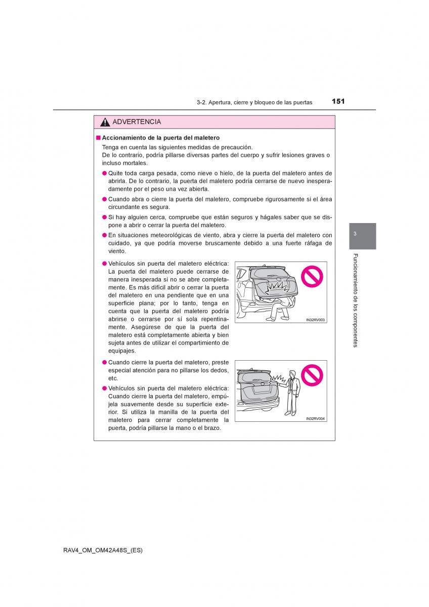 Toyota RAV4 IV 4 manual del propietario / page 151