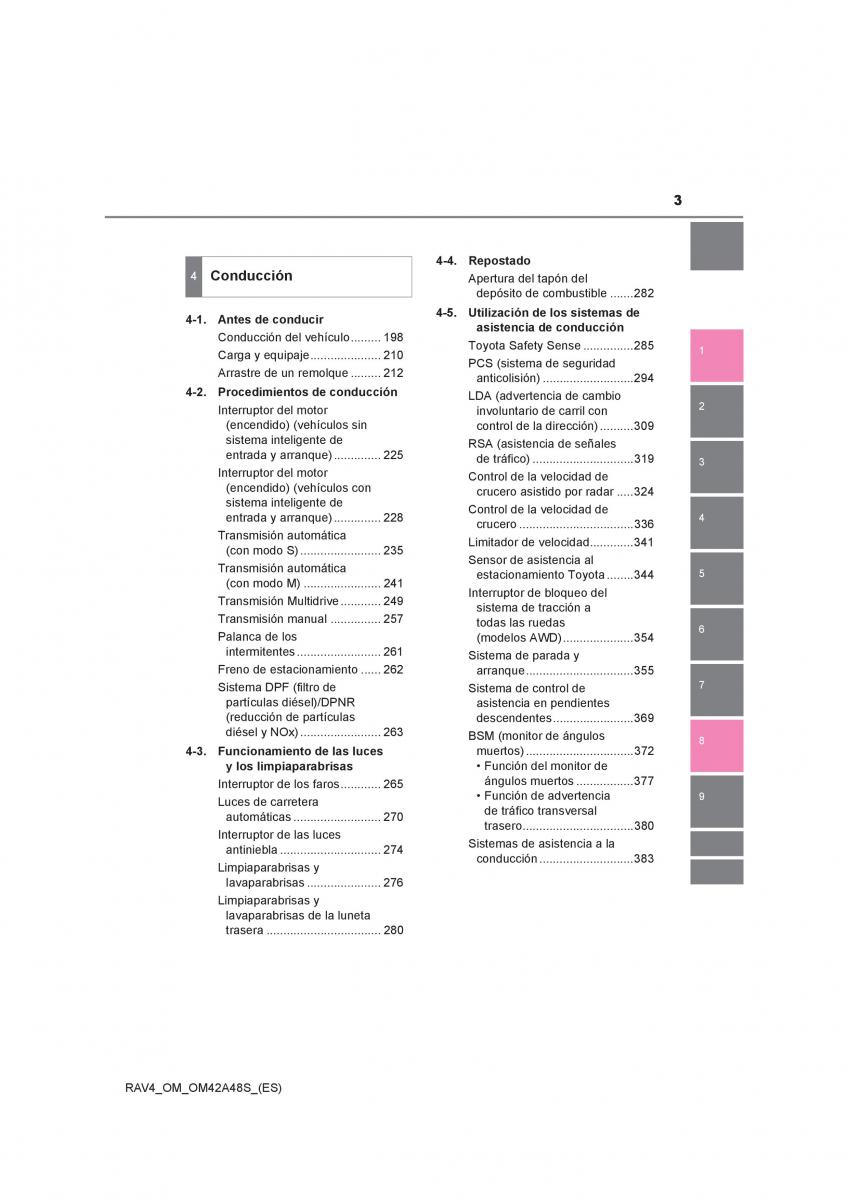 Toyota RAV4 IV 4 manual del propietario / page 3