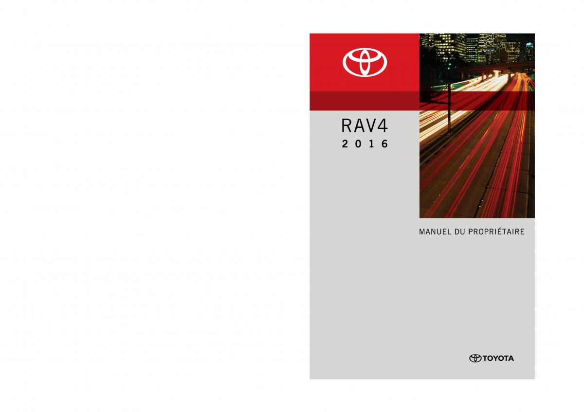 Toyota RAV4 IV 4 manuel du proprietaire / page 1