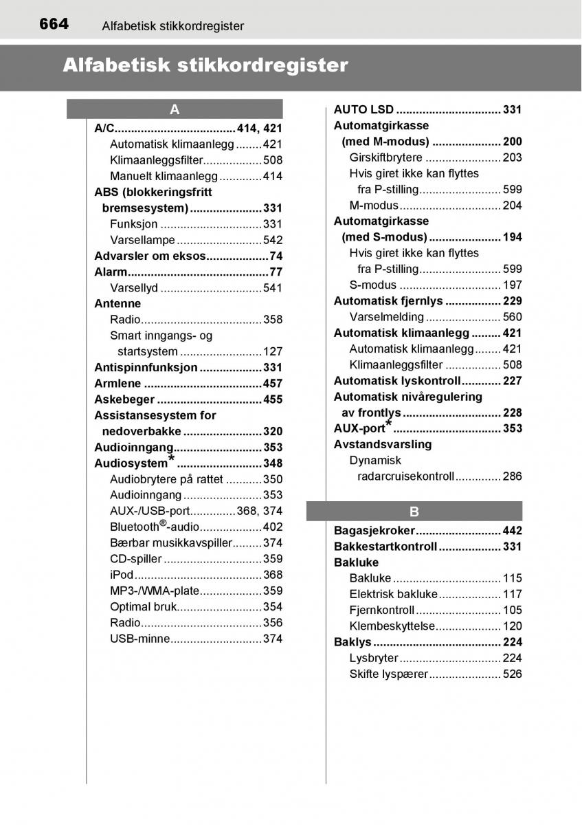 Toyota RAV4 IV 4 bruksanvisningen / page 666