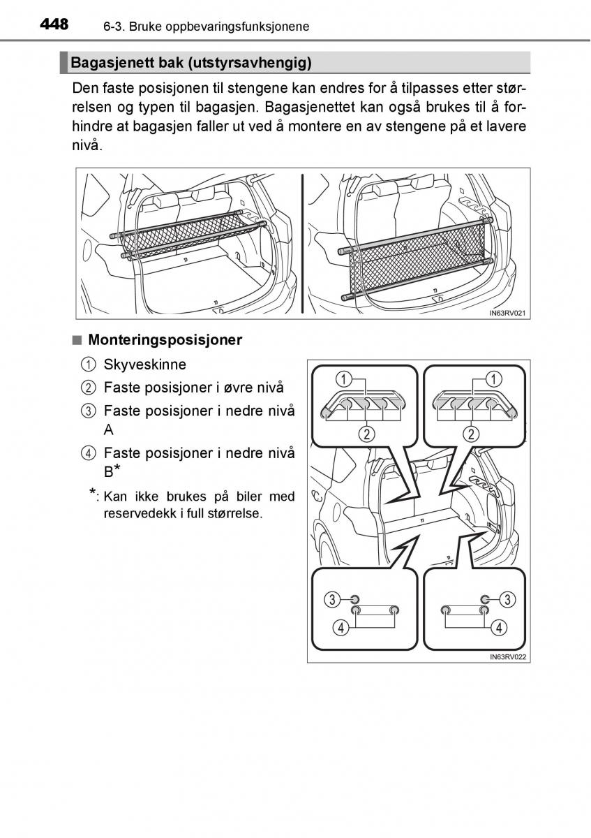 Toyota RAV4 IV 4 bruksanvisningen / page 450
