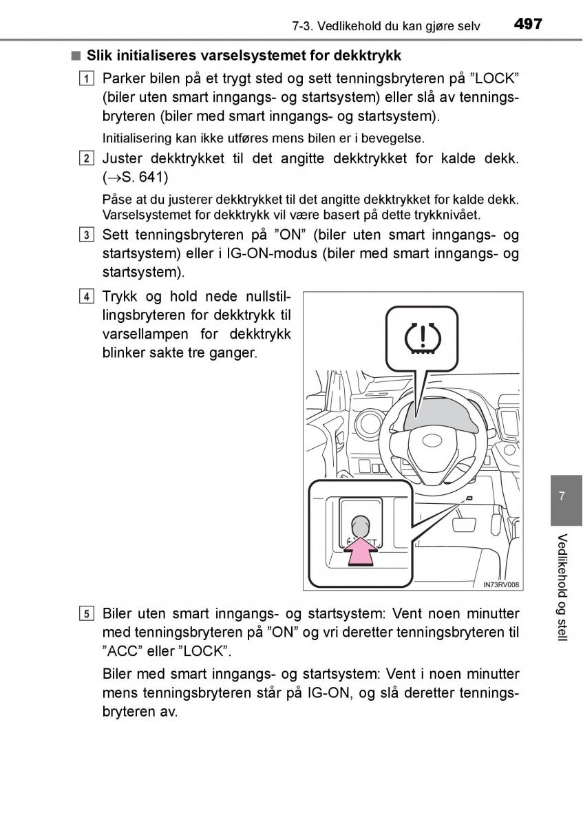 Toyota RAV4 IV 4 bruksanvisningen / page 499