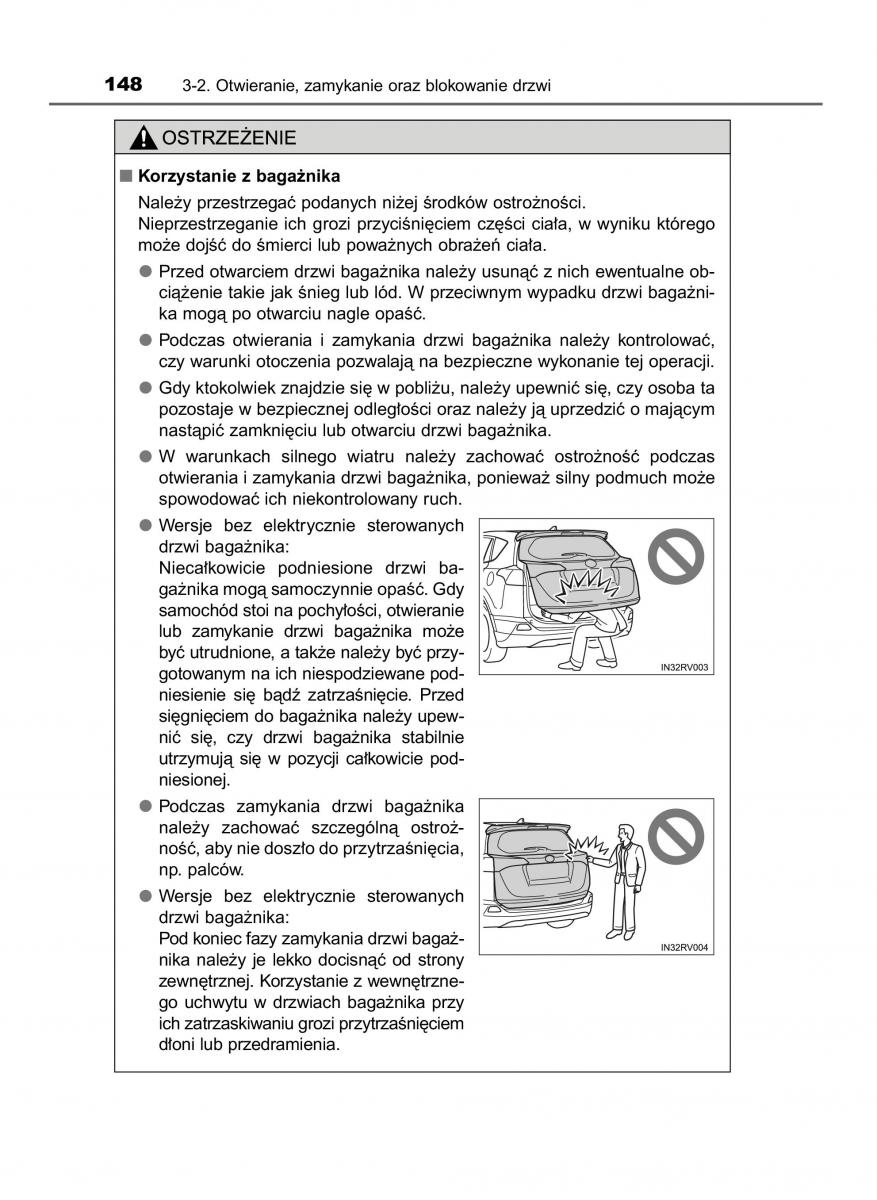 Toyota RAV4 IV 4 instrukcja obslugi / page 148
