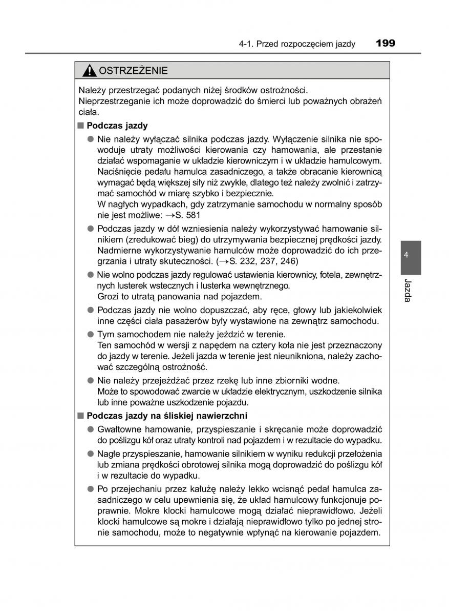 Toyota RAV4 IV 4 instrukcja obslugi / page 199