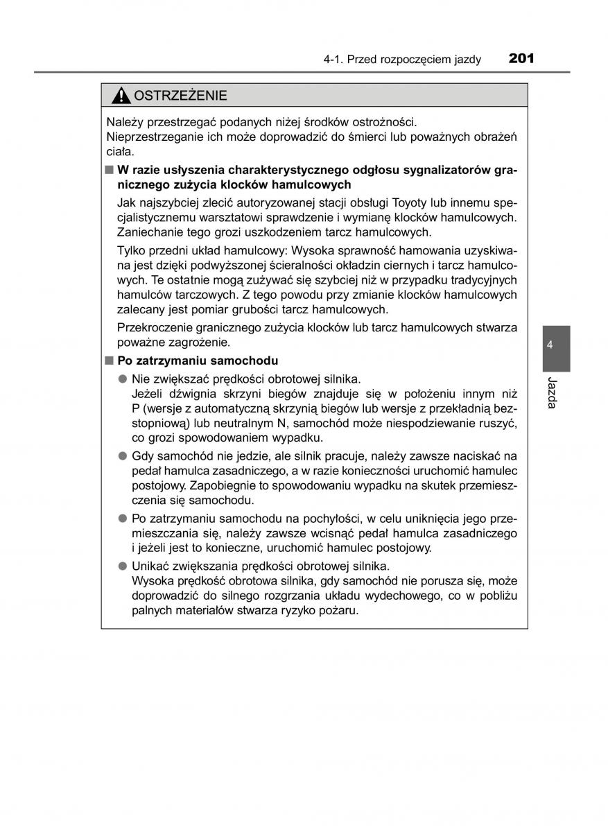 Toyota RAV4 IV 4 instrukcja / page 201