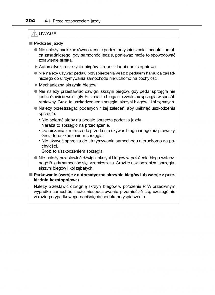 Toyota RAV4 IV 4 instrukcja / page 204