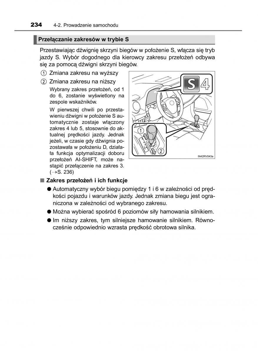 Toyota RAV4 IV 4 instrukcja / page 234