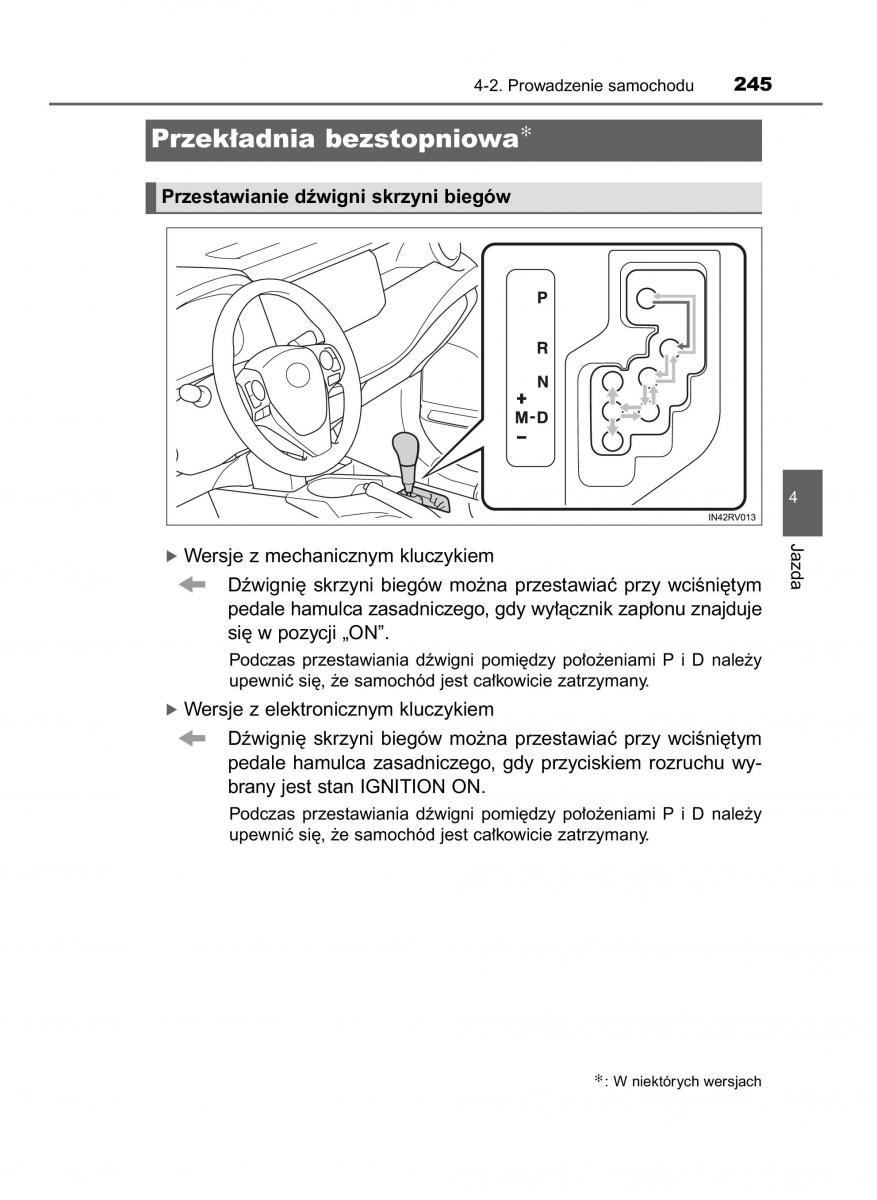 Toyota RAV4 IV 4 instrukcja / page 245