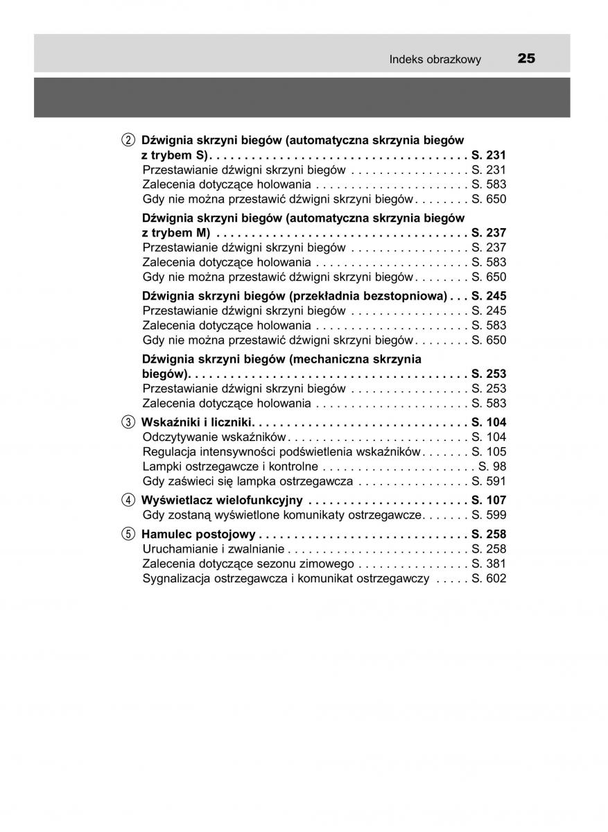 Toyota RAV4 IV 4 instrukcja obslugi / page 25
