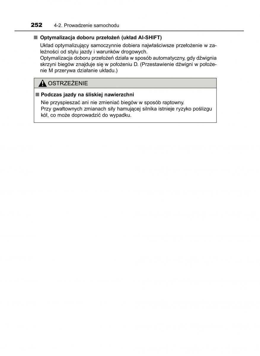 Toyota RAV4 IV 4 instrukcja / page 252