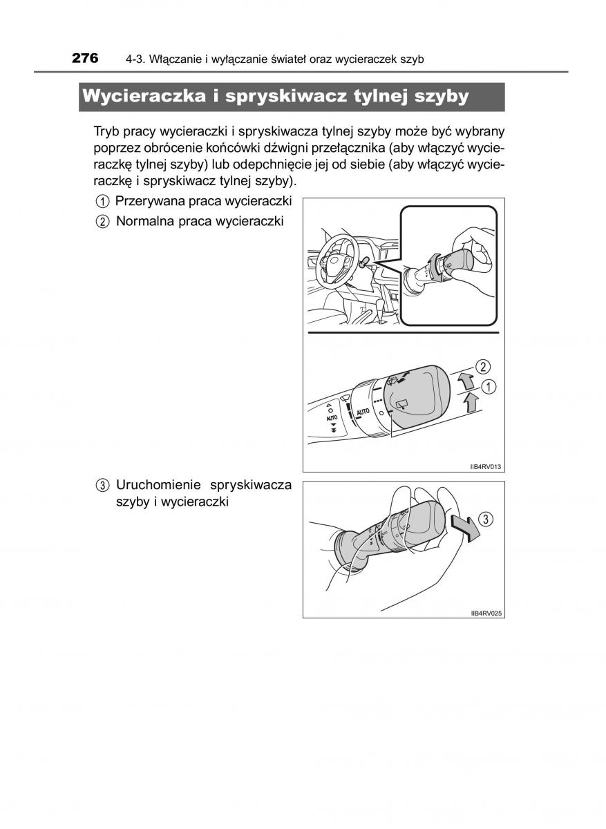 Toyota RAV4 IV 4 instrukcja / page 276
