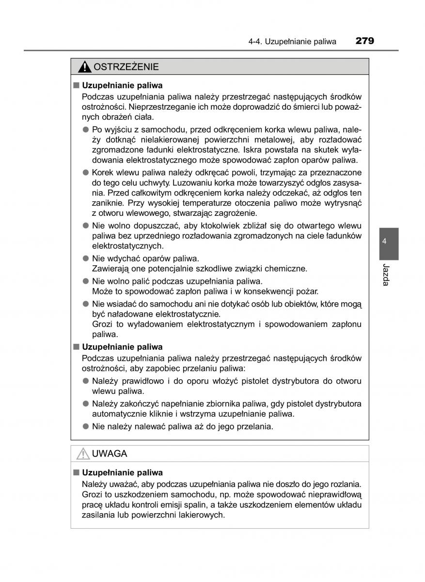 Toyota RAV4 IV 4 instrukcja / page 279