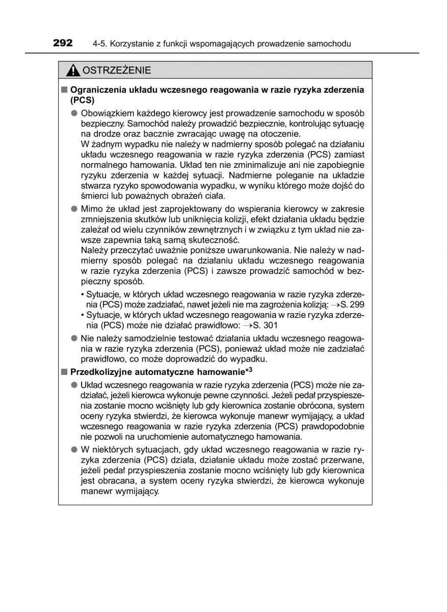 Toyota RAV4 IV 4 instrukcja / page 292