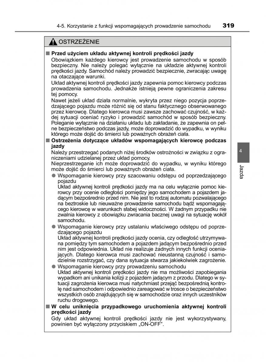 Toyota RAV4 IV 4 instrukcja / page 319
