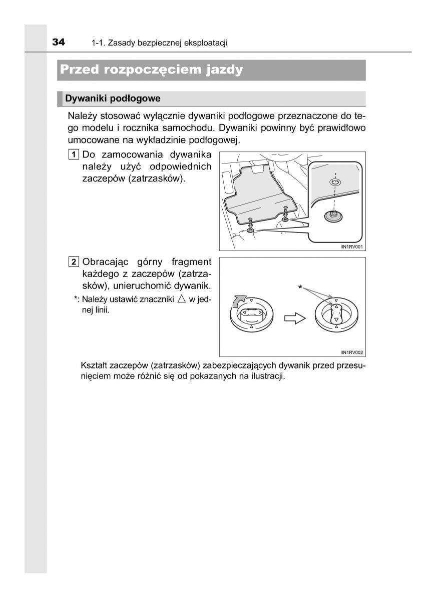 Toyota RAV4 IV 4 instrukcja obslugi / page 34