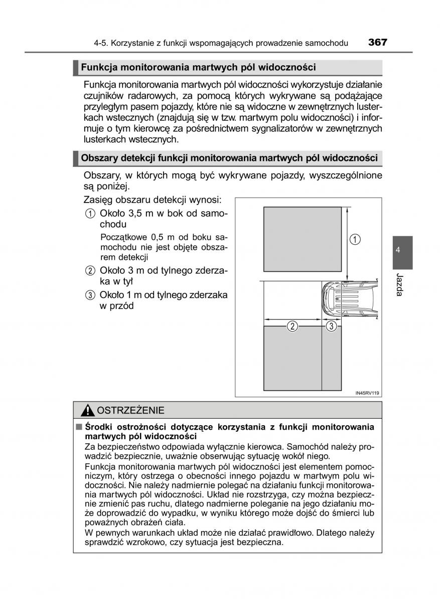 Toyota RAV4 IV 4 instrukcja obslugi / page 367