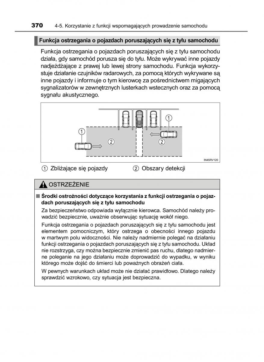 Toyota RAV4 IV 4 instrukcja obslugi / page 370