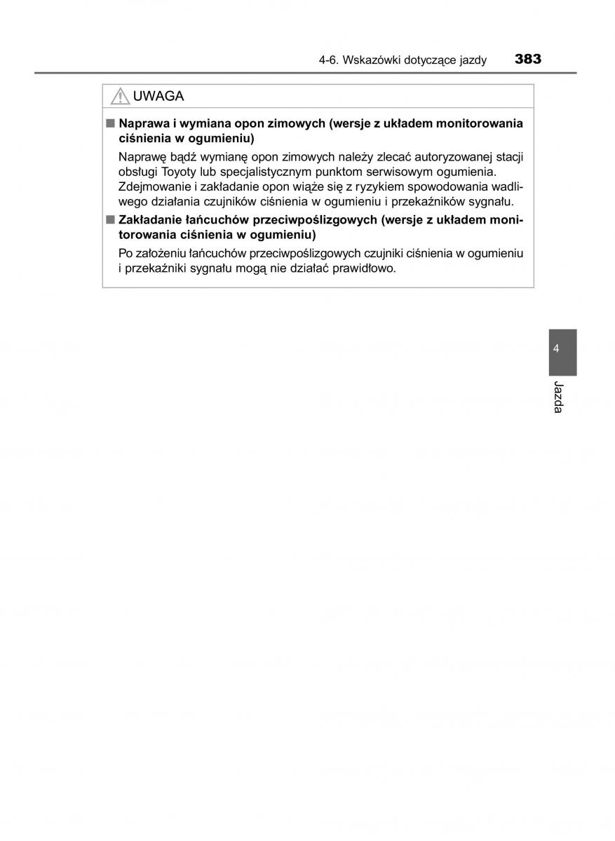 Toyota RAV4 IV 4 instrukcja obslugi / page 383