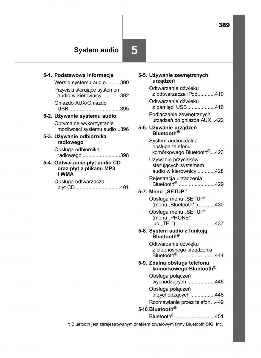 Toyota RAV4 IV 4 instrukcja obslugi / page 389
