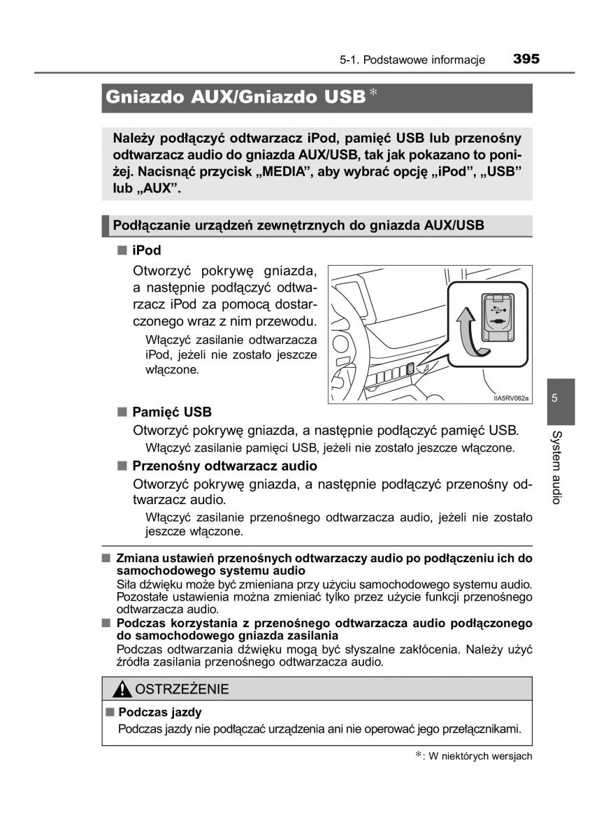 Toyota RAV4 IV 4 instrukcja obslugi / page 395