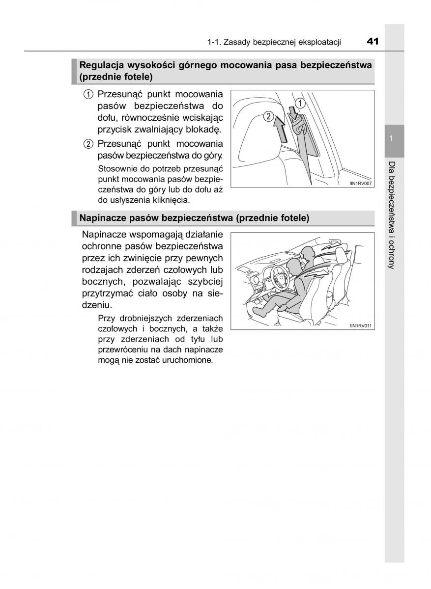 Toyota RAV4 IV 4 instrukcja obslugi / page 41