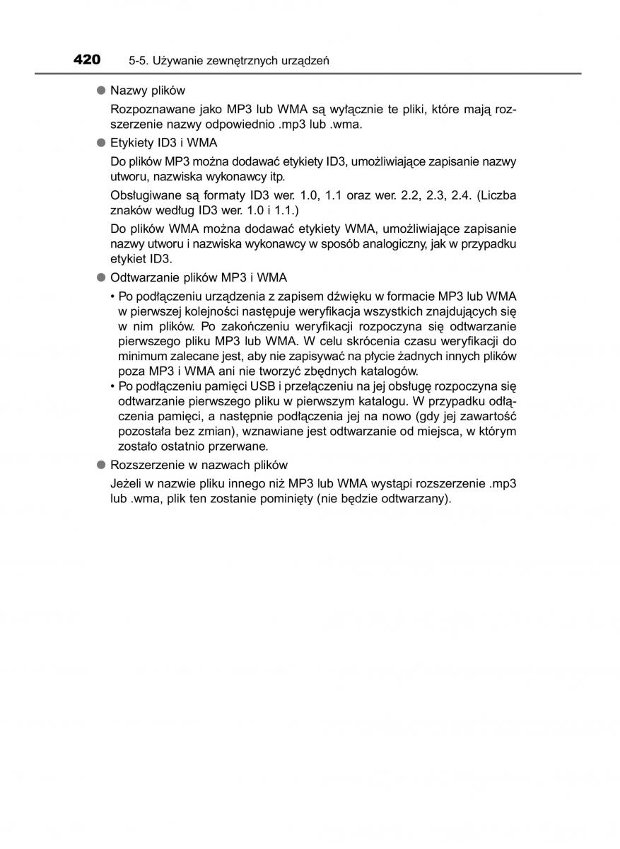 Toyota RAV4 IV 4 instrukcja obslugi / page 420