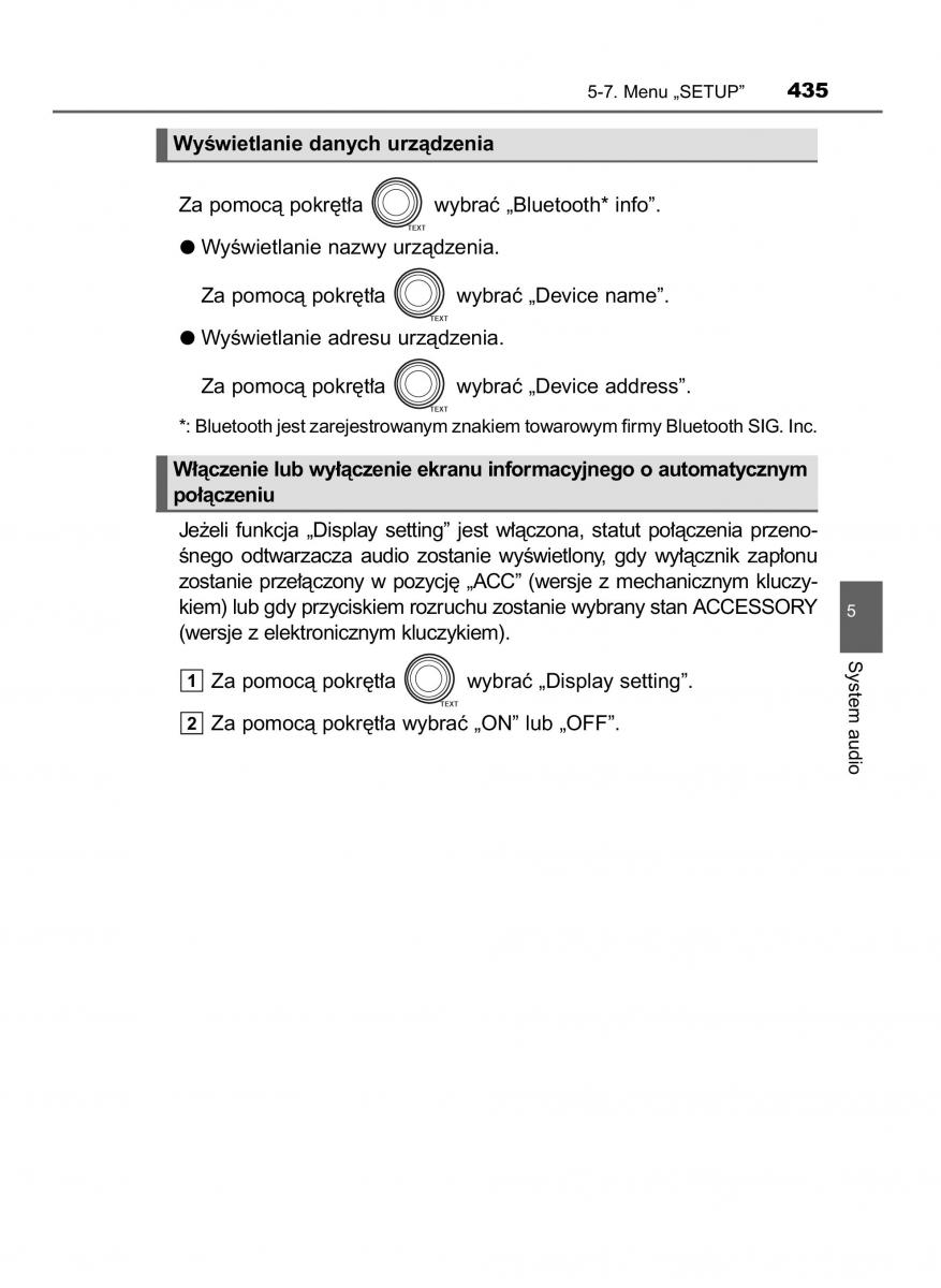 Toyota RAV4 IV 4 instrukcja obslugi / page 435