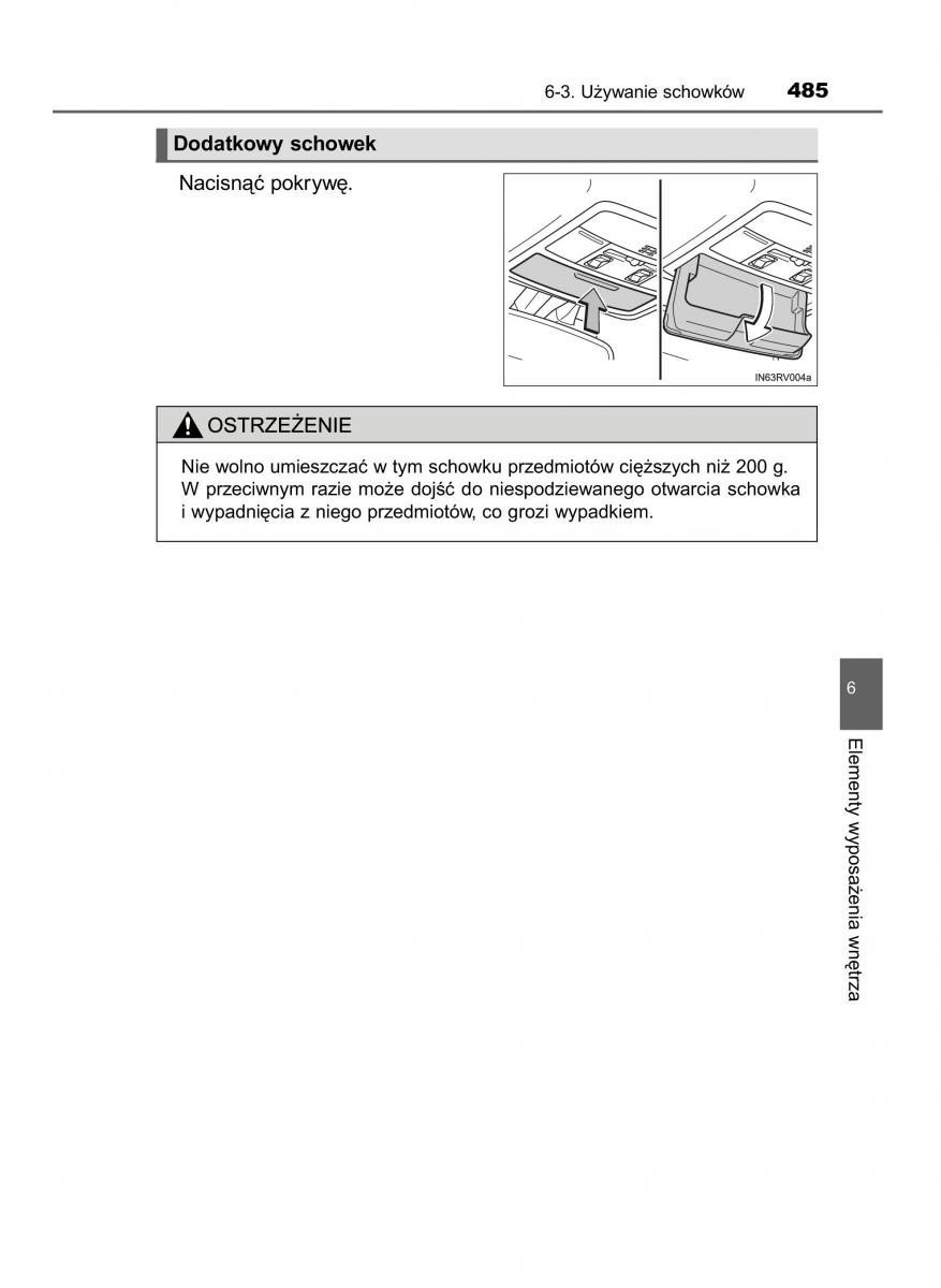 Toyota RAV4 IV 4 instrukcja obslugi / page 485