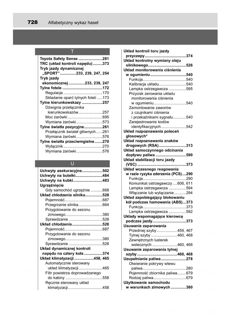Toyota RAV4 IV 4 instrukcja obslugi / page 728