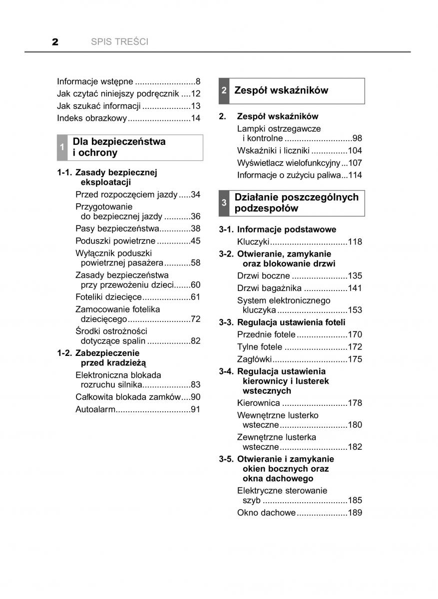 Toyota RAV4 IV 4 instrukcja / page 2