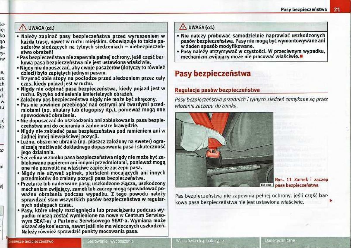 Seat Ibiza IV 4 instrukcja obslugi / page 22