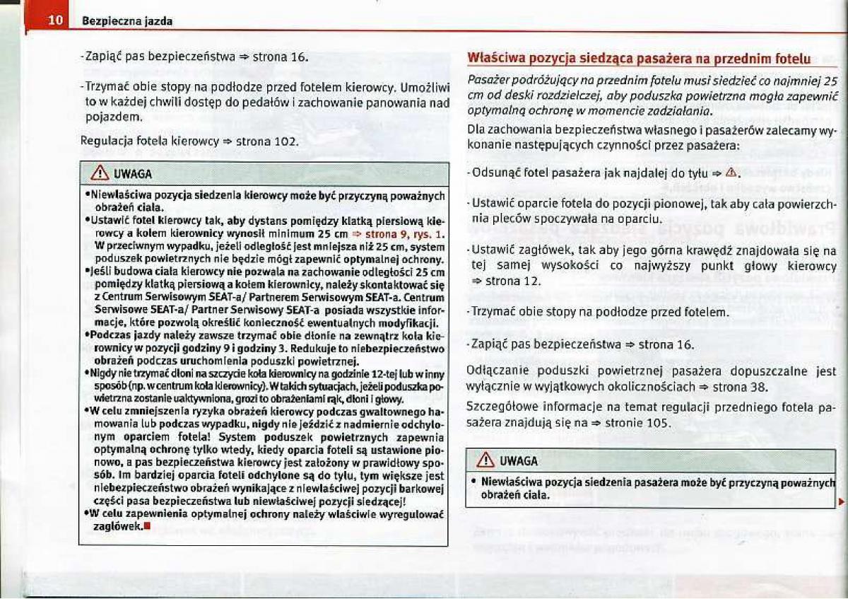 manual  Seat Ibiza IV 4 instrukcja / page 11