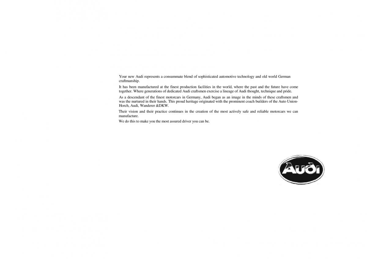 Audi 100 C3 owners manual / page 3