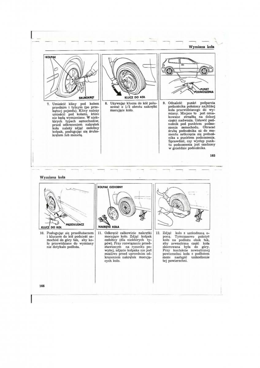 Honda Civic V 5 instrukcja obslugi / page 78