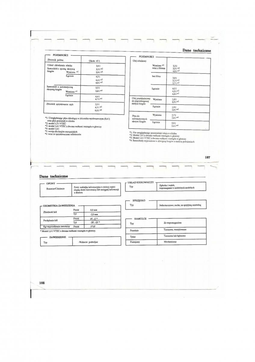 Honda Civic V 5 instrukcja obslugi / page 89