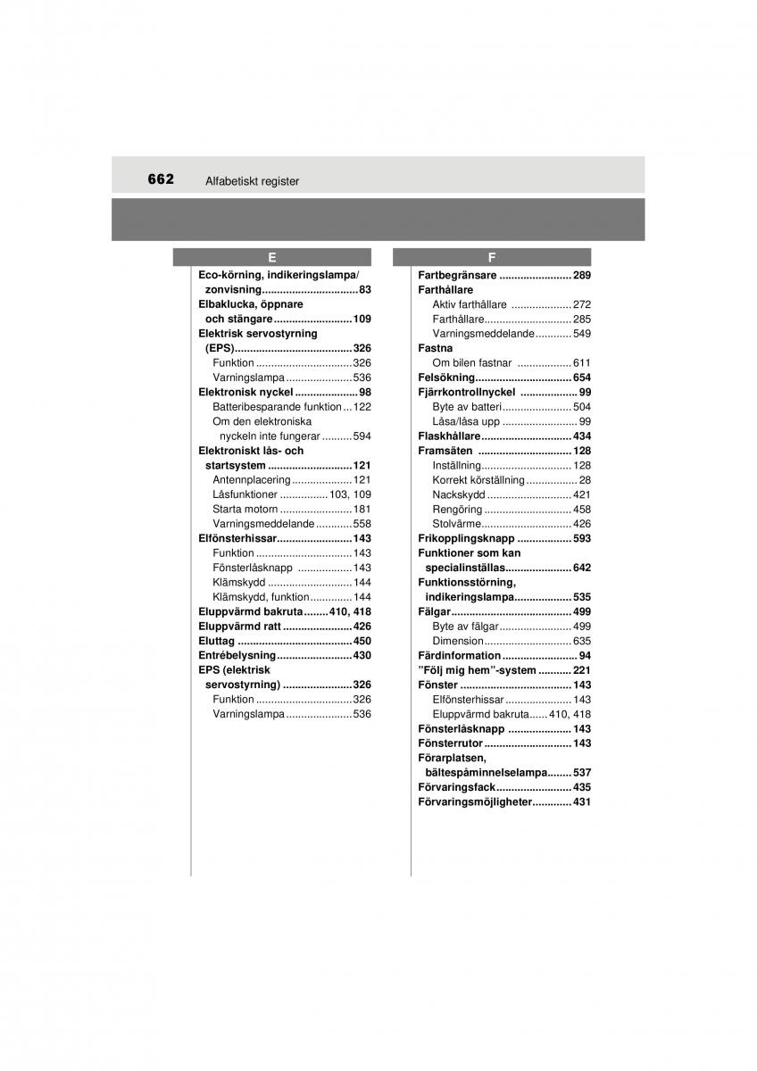 Toyota RAV4 IV 4 instruktionsbok / page 662