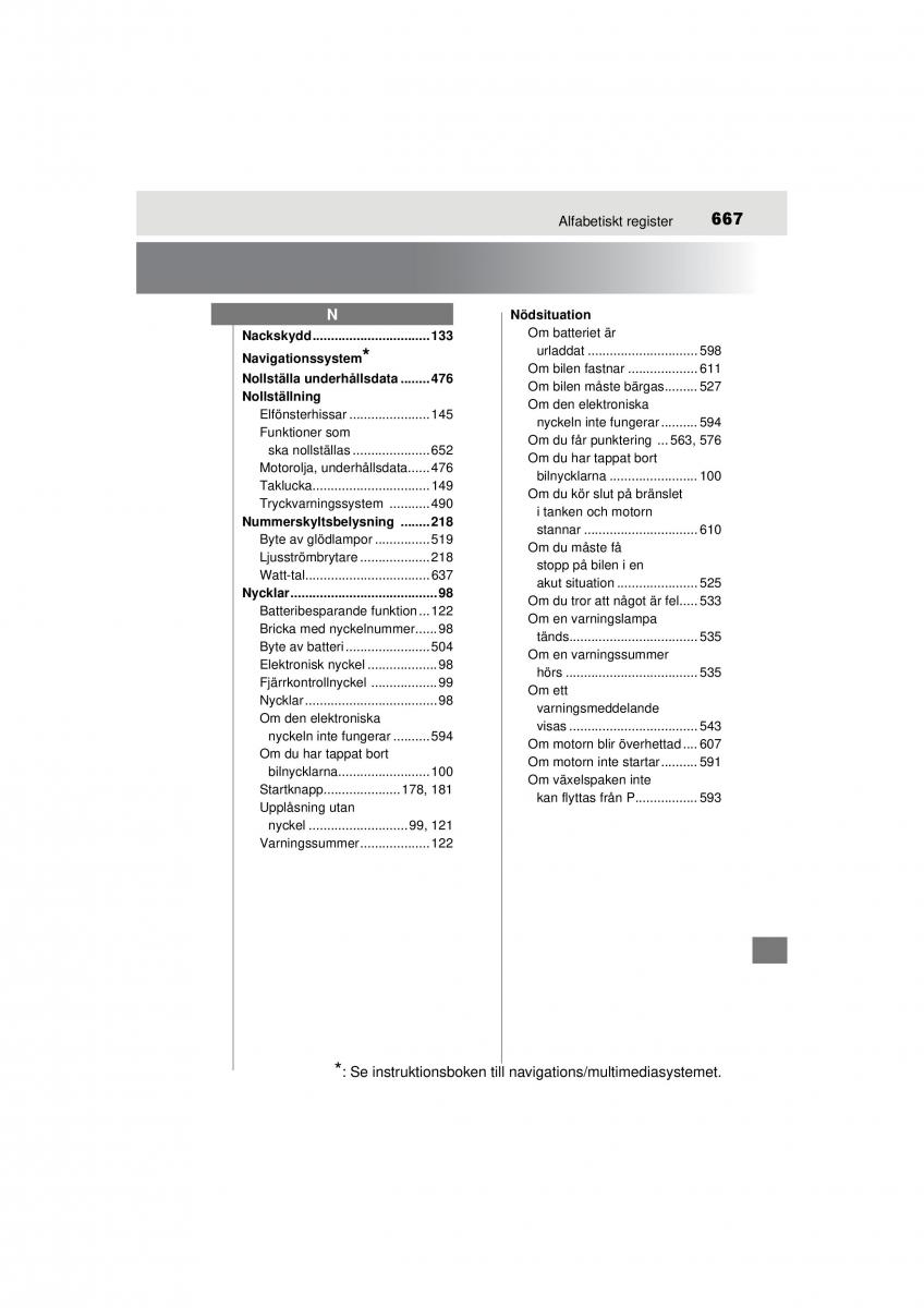 Toyota RAV4 IV 4 instruktionsbok / page 667