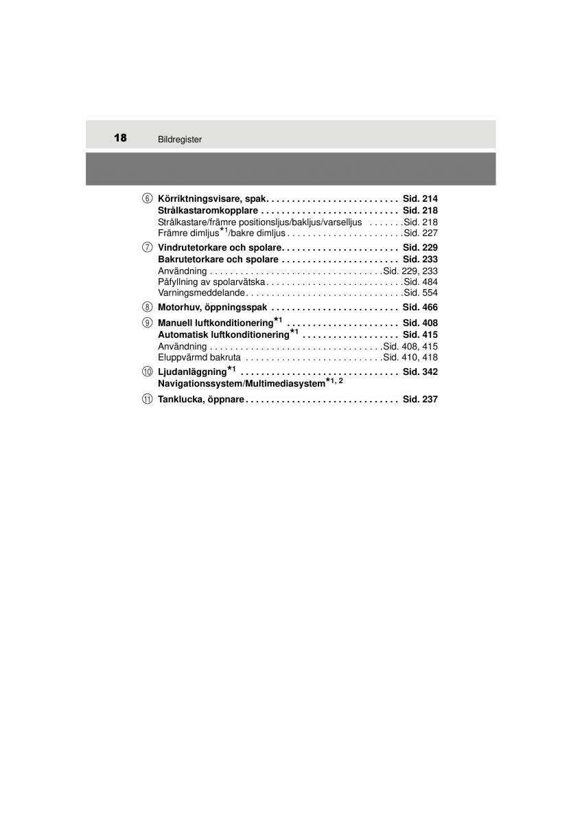 Toyota RAV4 IV 4 instruktionsbok / page 18