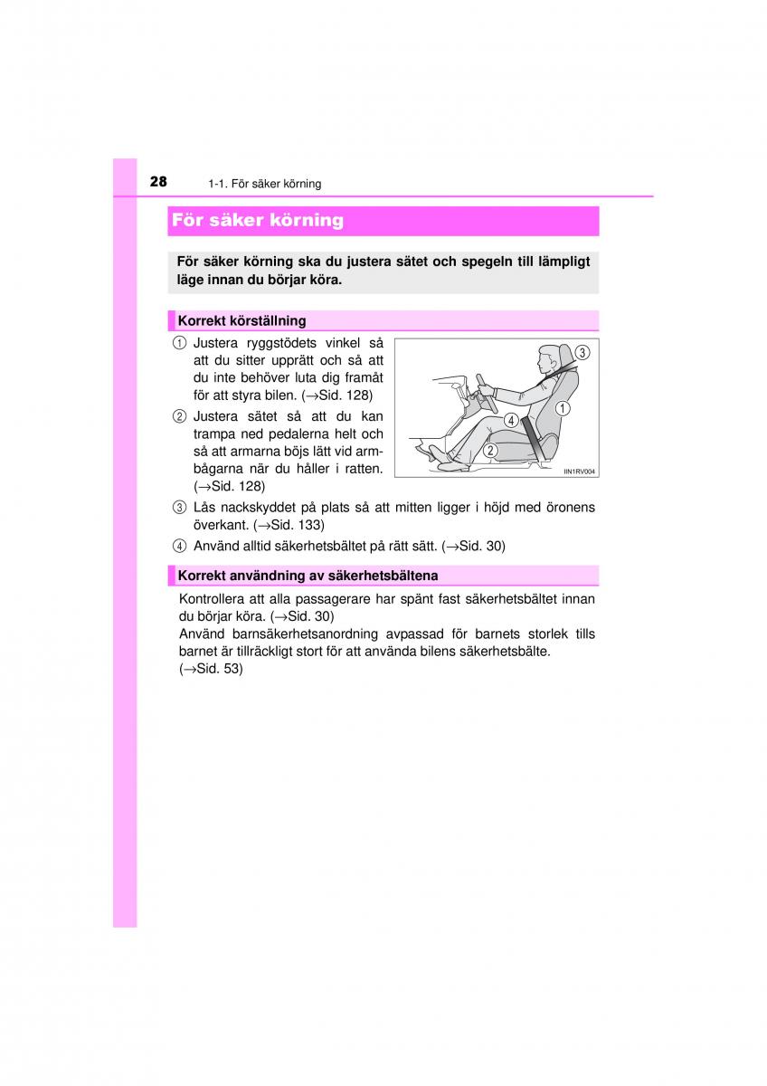 Toyota RAV4 IV 4 instruktionsbok / page 28