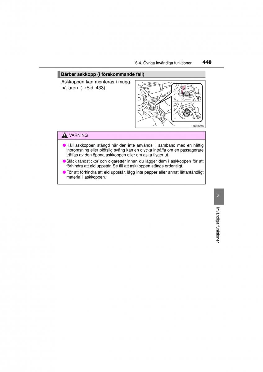 Toyota RAV4 IV 4 instruktionsbok / page 449