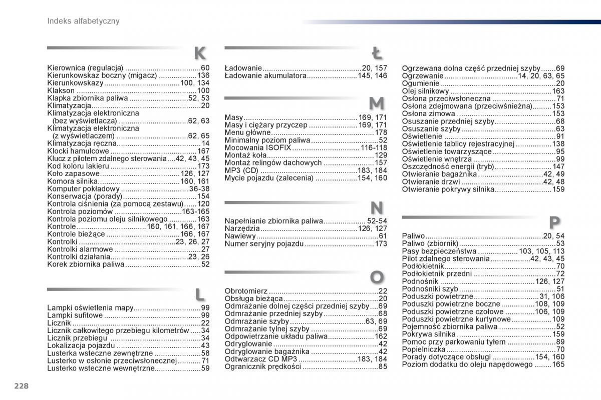 Peugeot 301 instrukcja obslugi / page 230