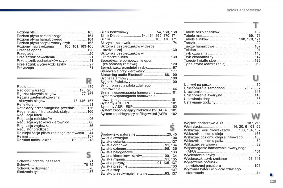 Peugeot 301 instrukcja obslugi / page 231