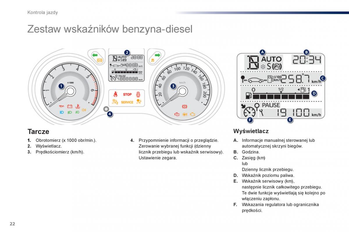 Peugeot 301 instrukcja obslugi / page 24