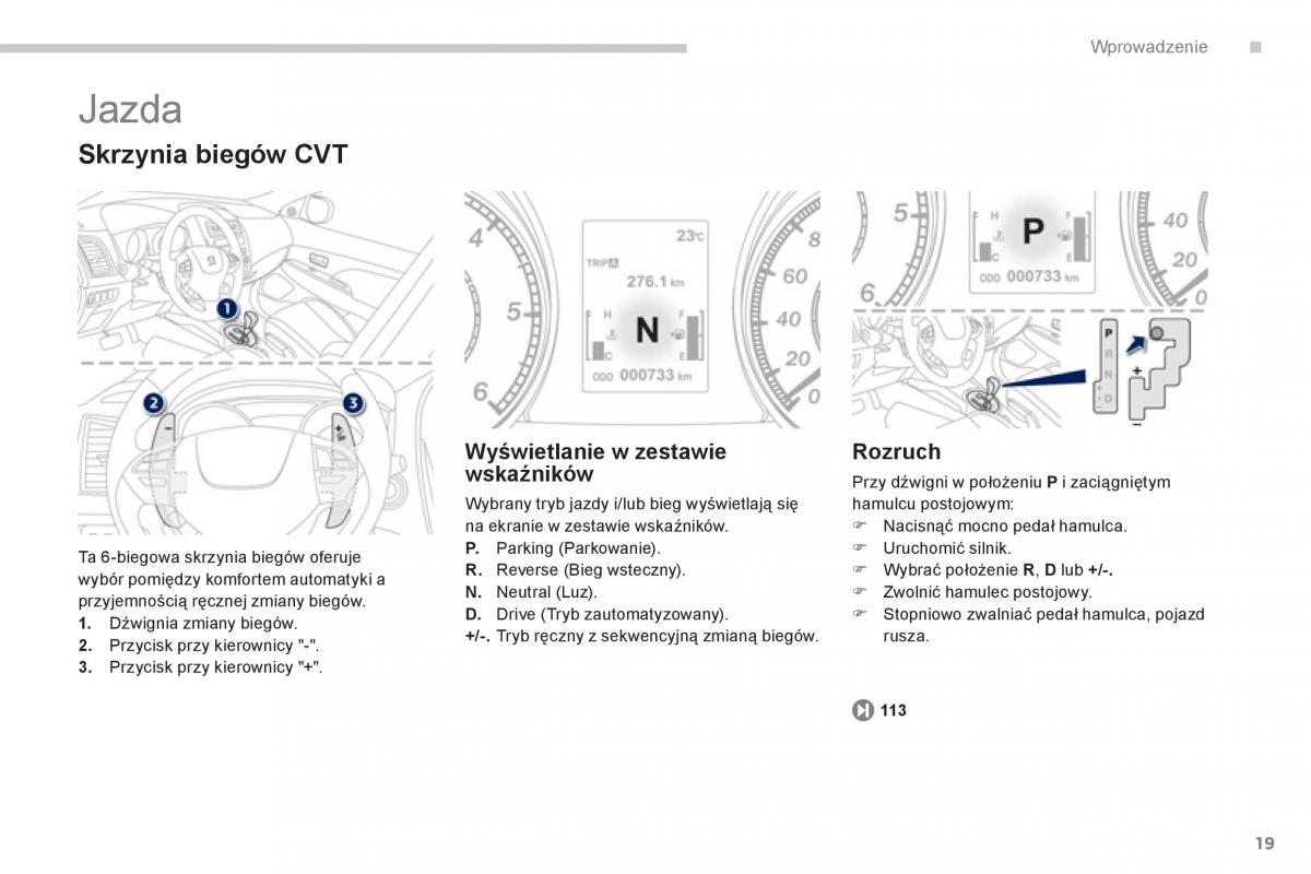 Peugeot 4008 instrukcja / page 21