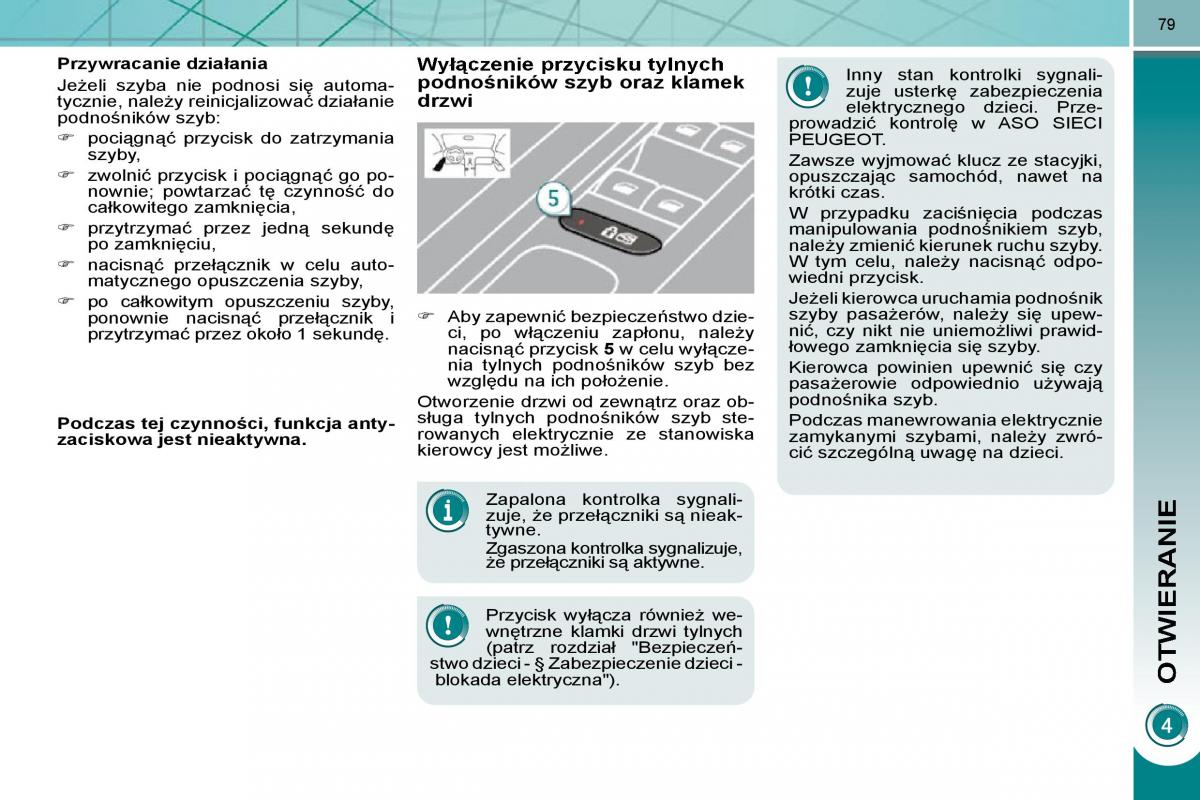 Peugeot 3008 instrukcja obslugi / page 76