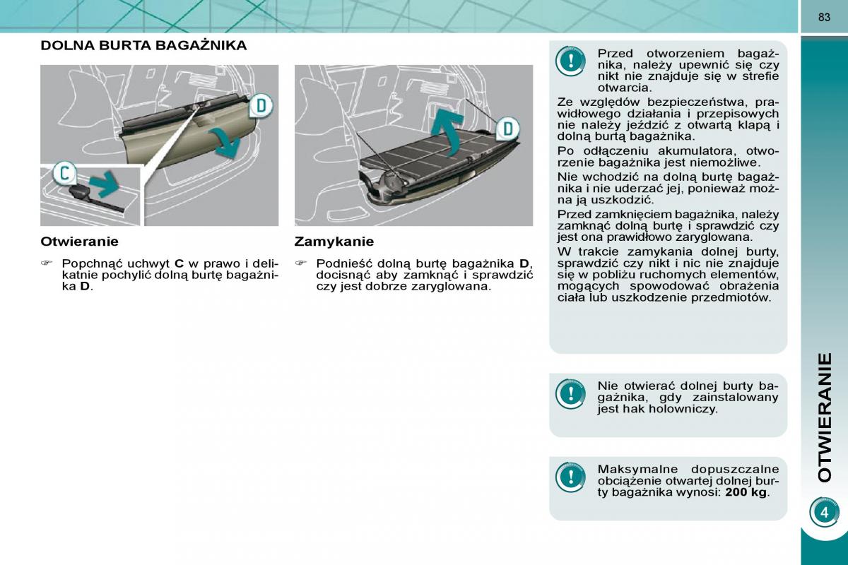 Peugeot 3008 instrukcja obslugi / page 80