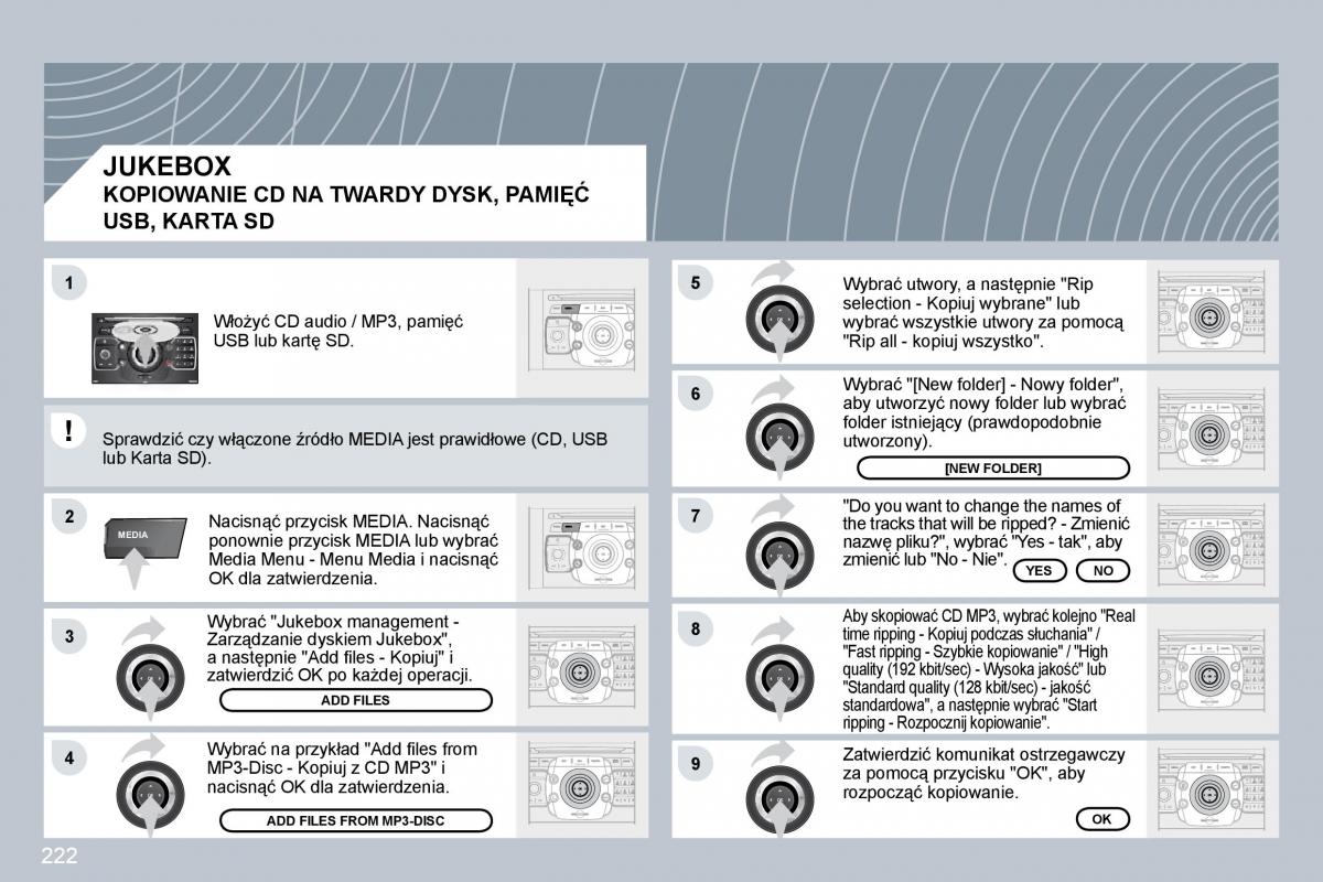 Peugeot 3008 instrukcja obslugi / page 215