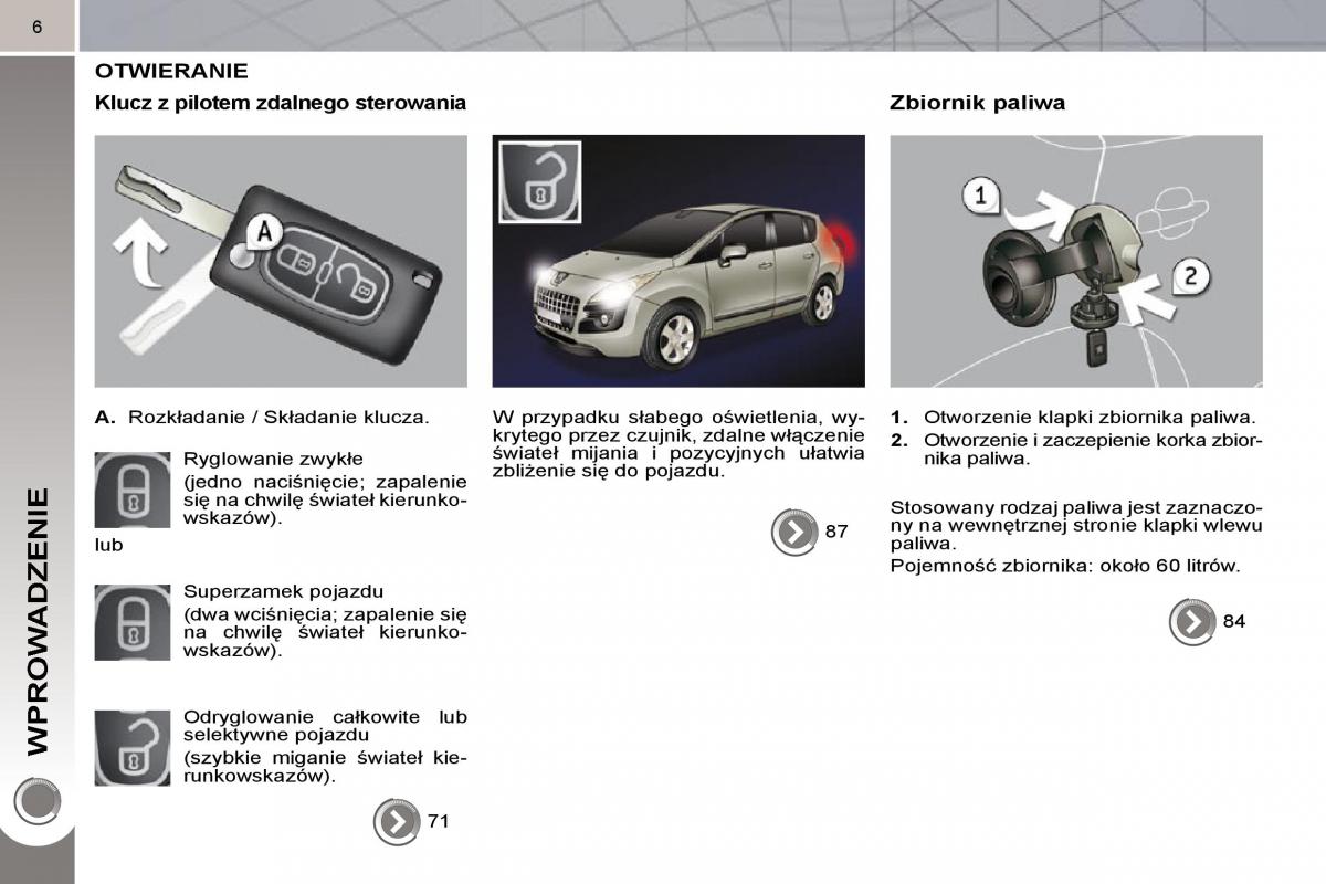 Peugeot 3008 instrukcja obslugi / page 3